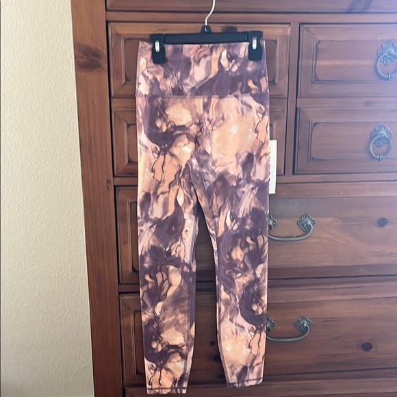 Wildfox Orange and Purple Tie-Dye Leggings - Picture 1 of 8